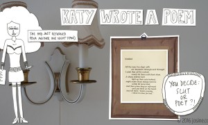 Katy wrote a poem