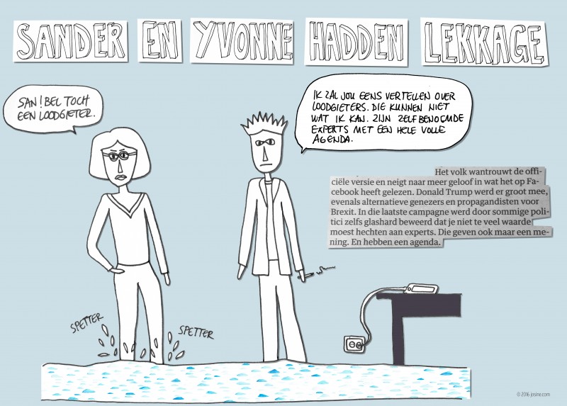 Sander en Yvonne hadden lekkage2